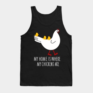 Chicken and chick family Tank Top